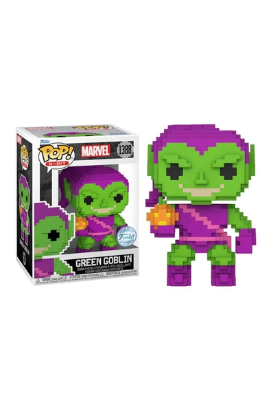 Funko Pop 8-Bit Marvel Spider-Man - Green Goblin Special Edition No:1388 Bobble-Head ürün görseli 1