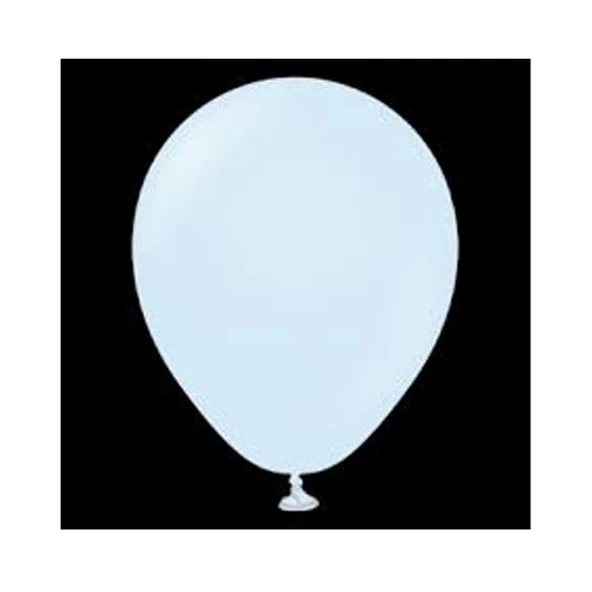 10 lu Bebe Mavi Makaron ( Baby Blue) Balon ürün görseli 1