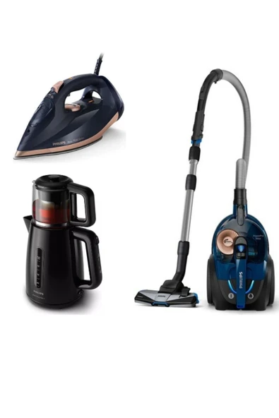 Philips Çeyiz Seti Elite (Philips PowerPro Max Torbasız Süpürge/Philips Çaycı/Philips Azur) Uyumlu ürün görseli 1