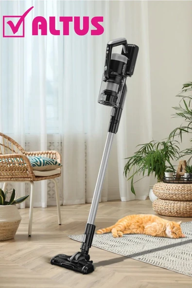 Altus Dik Şarjlı Süpürge Ergonomik Tasarım ve Güçlü Emiş ile Üstün Performans Hepa Fİltre ürün görseli 1