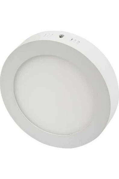 CATA CT-5273 30W Panel LED Armatür Yuvarlak Sıva Üstü metal kasa Sıcak Beyaz 3200k ürün görseli 1
