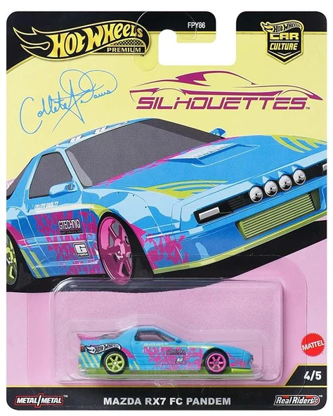 Hot Wheels Premium Car Culture Silhouettes Mazda Rx7 Fc Pandem JBK60 ürün görseli 1