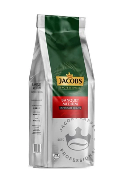 Jacobs Banquet Medium Espresso Beans Çekirdek Kahve 1000 Gr ürün görseli 1