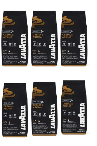 LavAzza Expert Crema E Aroma Çekirdek Kahve 1kg X 6 Adet ürün görseli 1