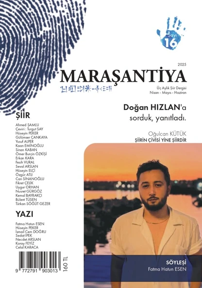 Maraşantiya Dergi 16.Sayı Nisan-Mayıs-Haziran 2025 ürün görseli 1