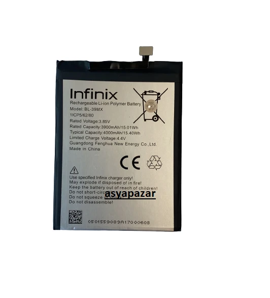 Infinix S5 Pro X660 Pil Batarya BL-39MX İnfilix Pil Batarya ürün görseli 1