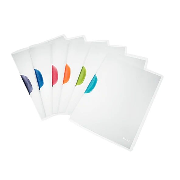 Leitz Sıkıştırmalı Dosya (6 adet) ColorClip Sırttan Klips 30 SY Yeşil 4174-00-59 ürün görseli 1