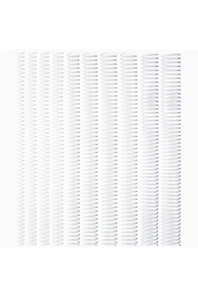 Kayreb Spiral Plastik Helezon (100 LÜ) 18 MM Şeffaf ürün görseli 1