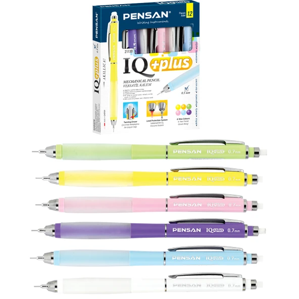 Pensan Versatil Kalem IQ Plus 0.5 MM 5 Renk 21130-12-LI-PKT ürün görseli 1