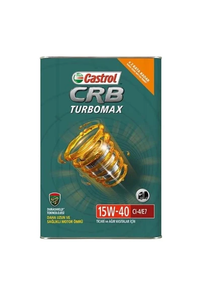 Castrol CRB Turbomax 15W-40 CI-4/E7 18 lt Motor Yağı ürün görseli 1