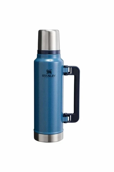 Stanley 1.5 QT Klasik Vakumlu Çelik Termos 1.4 Lt 1,4 LT - Koyu Mavi 10-08265-028 ürün görseli 1
