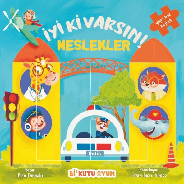 İyi ki varsın Meslekler (Yapbozlu Kitap) ürün görseli 1