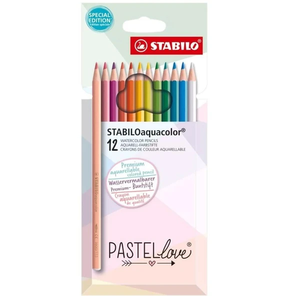 Stabilo Aquacolor Pastellove 12 Li 1612/7 ürün görseli 1