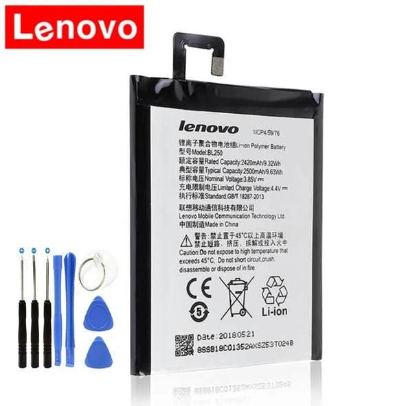 Lenovo Vibe S1 BL250 Batarya Pil + Tamir Seti ürün görseli 1