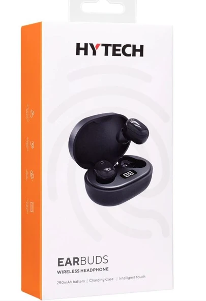 Hytech HY-TWS40 Siyah Mobil Telefon Uyumlu Bluetooth Tws Mikrofonlu Kulaklık ürün görseli 1