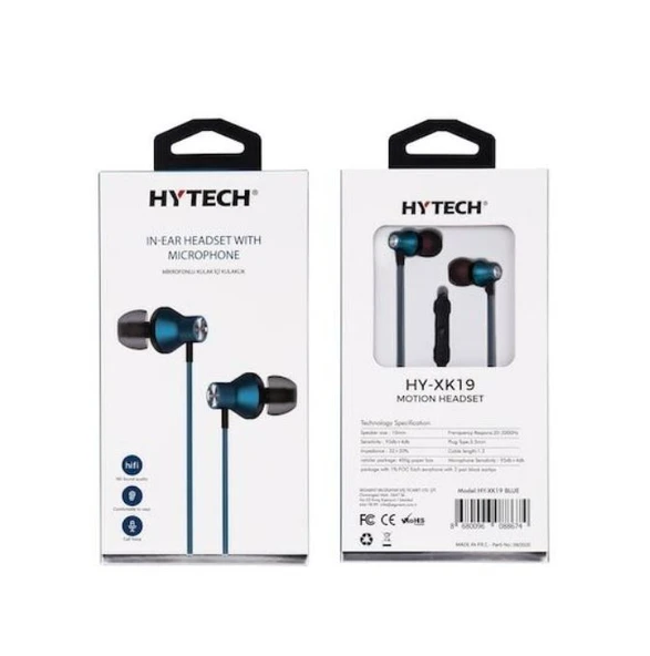 Hytech HY-XK19 Mikrofonlu Kulaklık Mavi ürün görseli 1