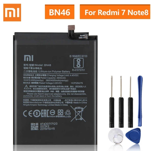 Xiaomi Redmi Note 8 Pro Pil Batarya BM4J +Tamir Seti ürün görseli 1