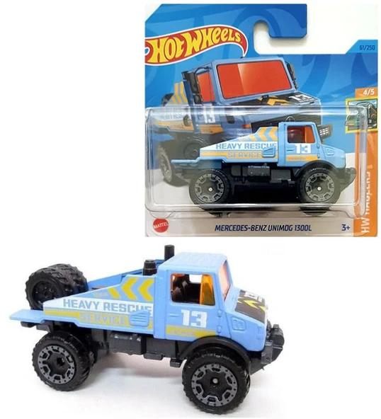 Hotwheels Tekli Arabalar Mercedes-Benz Unimog 1300L HKJ99 ürün görseli 1