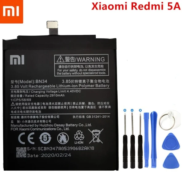 Xiaomi Redmi 5A BN34 Batarya Pil ürün görseli 1