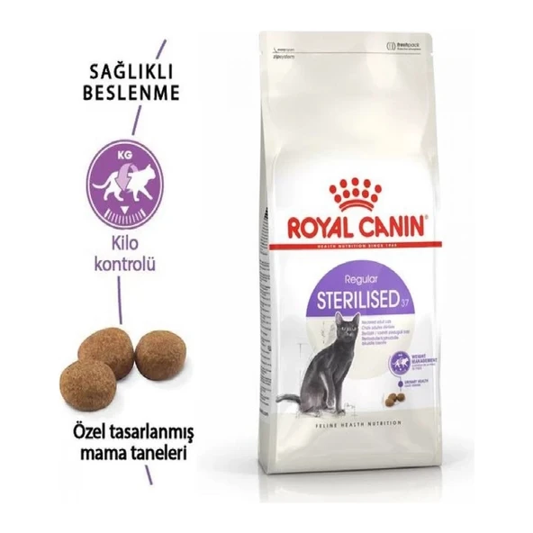 Sterilised 37 Kisirlaştirilmiş Kedi Mamasi 4 kg ürün görseli 1