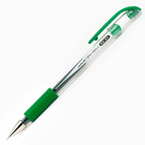 Uni-Ball Roller Kalem Signo Needle İğne Uç 0.38 Mm Yeşil (10 lu paket) UM-151ND ürün görseli 1