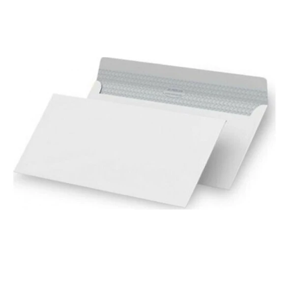 Asil Doğan Diplomat Zarf Extra Silikonlu 10.5x24 90 GR Beyaz---500 lü ürün görseli 1
