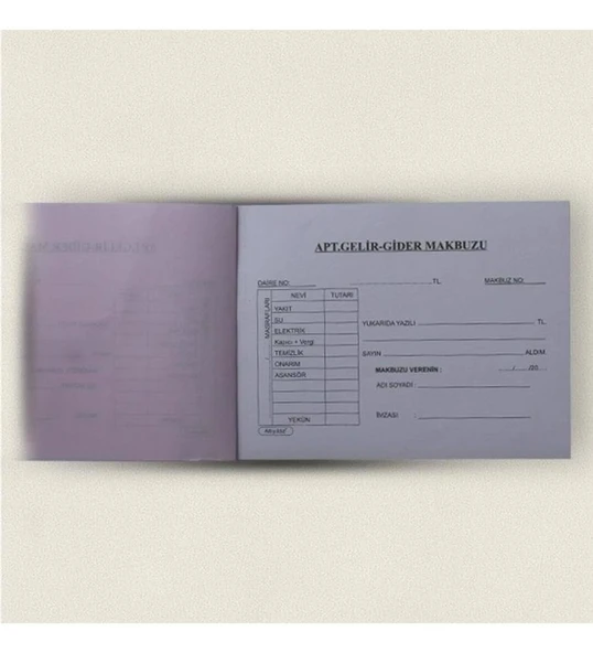 Altınyıldız Otokopili Apartman Makbuzu 14x20 (12 adet) ürün görseli 1
