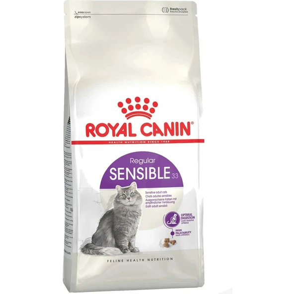 Sensible 33 Hassas Sindirimli Yetişkin Kedi Kuru Maması 15 Kg ürün görseli 1