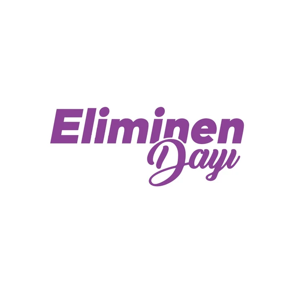 Eliminen Dayı Sticker 17x17 Cm Mor ürün görseli 1