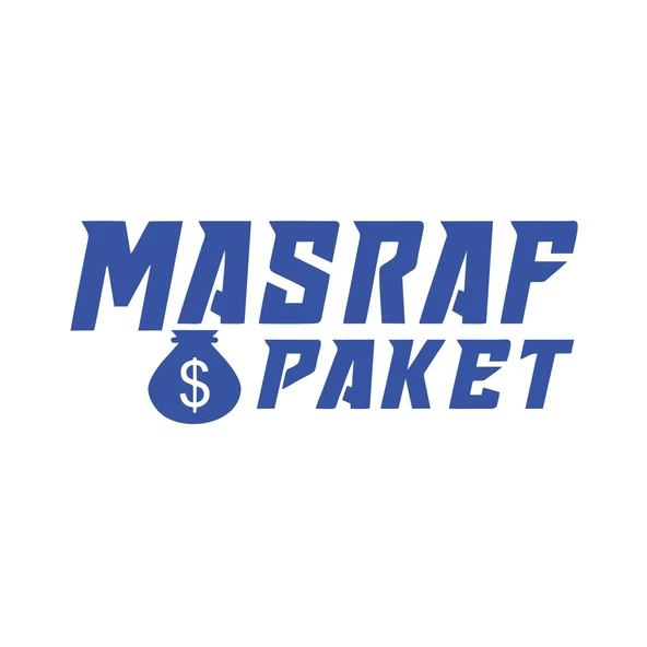Masraf Paket Sticker 17x17 Cm Mavi ürün görseli 1