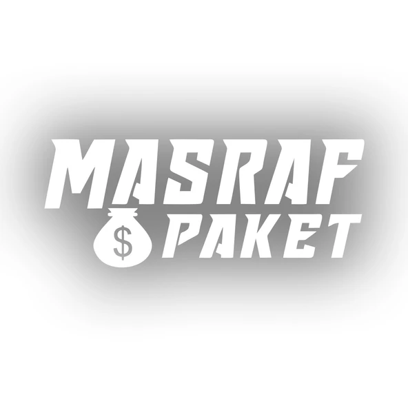 Masraf Paket Sticker 17x17 Cm Beyaz ürün görseli 1