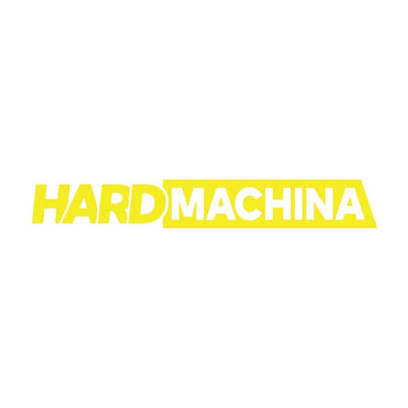 Hard Machine Sticker 17x17 Cm Sarı ürün görseli 1