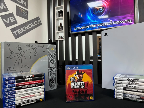 Red Dead Redemption 2 Ps4 - Ps5 Oyun CD'si (İKİNCİ EL) ürün görseli 1