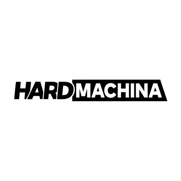 Hard Machine Sticker 17x17 Cm Siyah ürün görseli 1