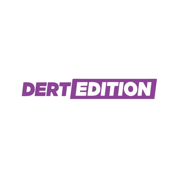 Dert Edition Oto Cam Sticker 17x17 Cm Mor ürün görseli 1