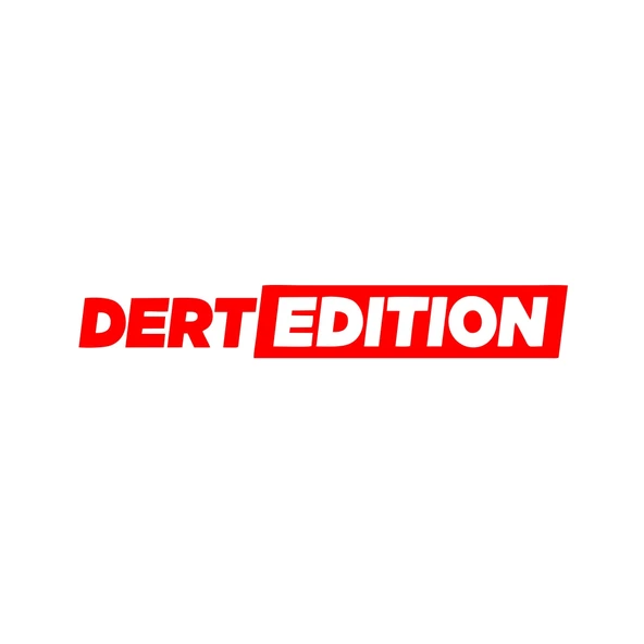 Dert Edition Oto Cam Sticker 17x17 Cm Kırmızı ürün görseli 1