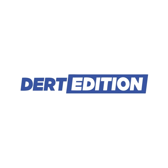 Dert Edition Oto Cam Sticker 17x17 Cm Mavi ürün görseli 1