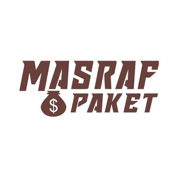 Masraf Paket Sticker 17x17 Cm Kahverengi ürün görseli 1