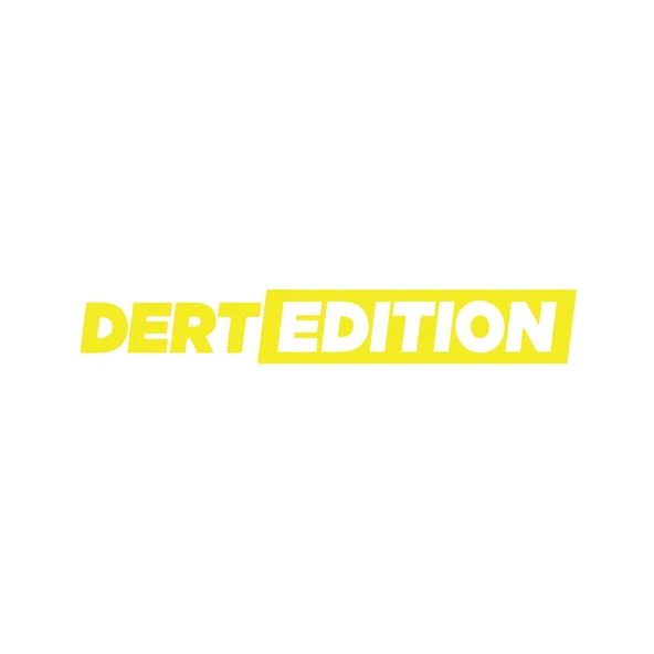 Dert Edition Oto Cam Sticker 17x17 Cm Sarı ürün görseli 1