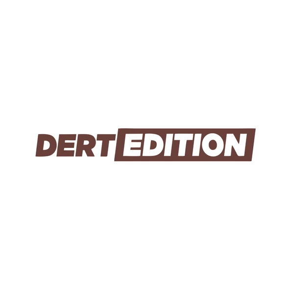 Dert Edition Oto Cam Sticker 17x17 Cm Kahverengi ürün görseli 1