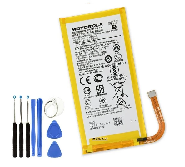 Motorolla G7 XT1962 Pil Batarya ve Tamir Seti JG30 2820 mAh ürün görseli 1