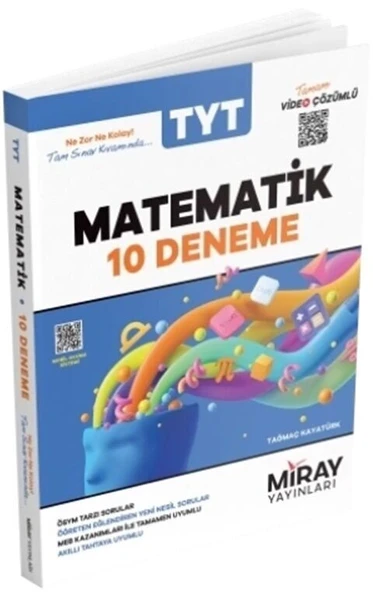 TYT Matematik 10 Deneme Miray Yayınları ürün görseli 1