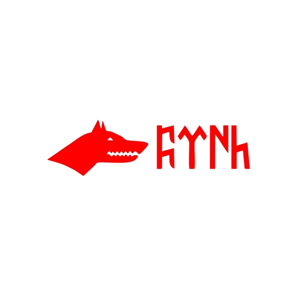 Kurt ve Türk Sticker 17x17 Cm Kırmızı ürün görseli 1