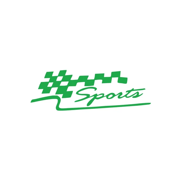 Sports Sticker 17x17 Cm Yeşil ürün görseli 1