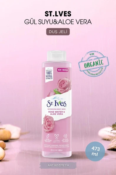 St.ıves Gül Suyu & Aloe Vera Vücut Şampuanı 473ml ürün görseli 1