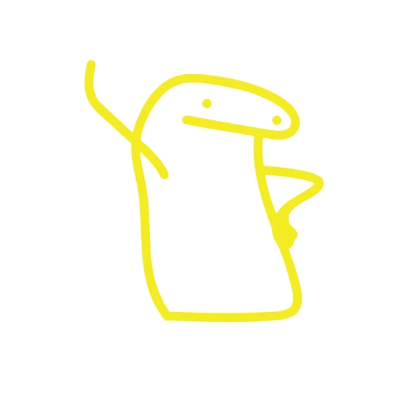 Tel Adam Araba Stickeri 17x17 Cm Sarı ürün görseli 1