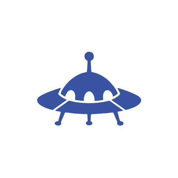 Ufo Araba Sticker 17x17 Cm Mavi ürün görseli 1