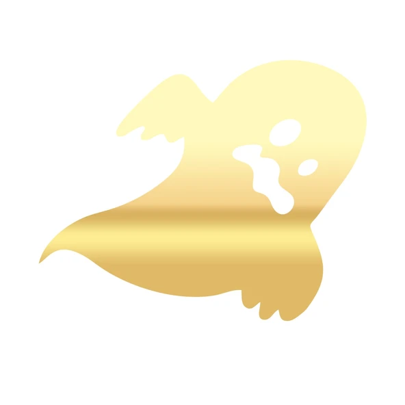 Korkan Hayalet Araba Sticker  17x17 Cm Gold ürün görseli 1