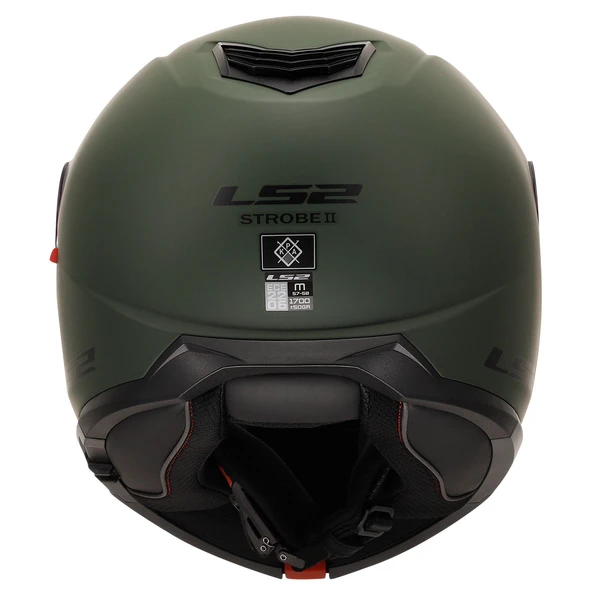 LS2 STROBE 2 MAT YEŞİL KASK - Resim 3