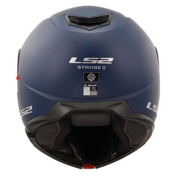LS2 STROBE 2 MAT NAVY MAVİ KASK - Resim 4